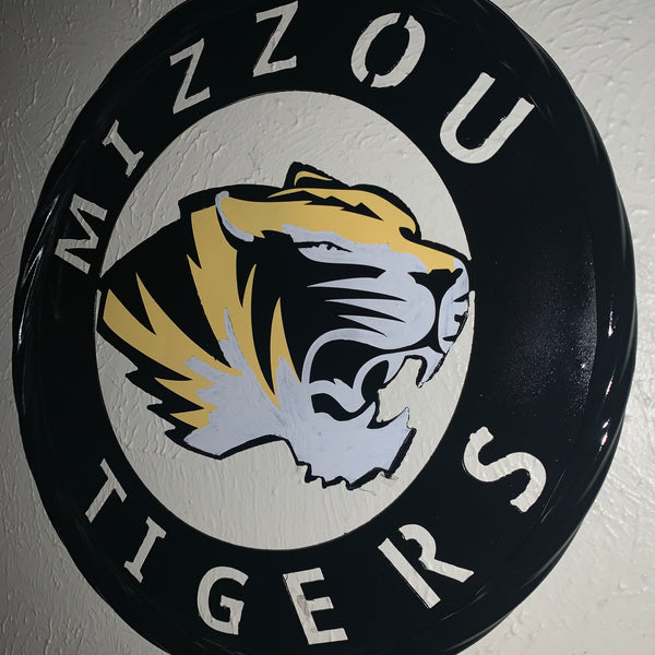 12", 18", 24", 32" MIZZOU TIGERS MISSOURI CUSTOM METAL VINTAGE CRAFT TEAM SIGN HANDMADE