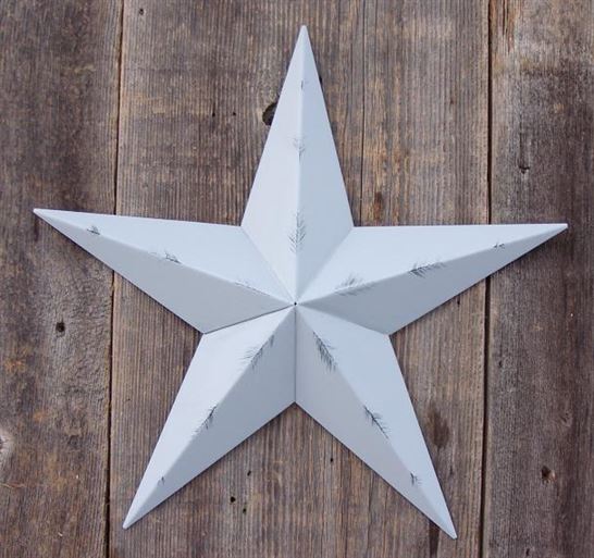 #EH10412 RUSTIC BARN STAR 10",16"24" DISTRESSED METAL WALL ART MULTI COLOR WESTERN HOME DECOR HANDMADE