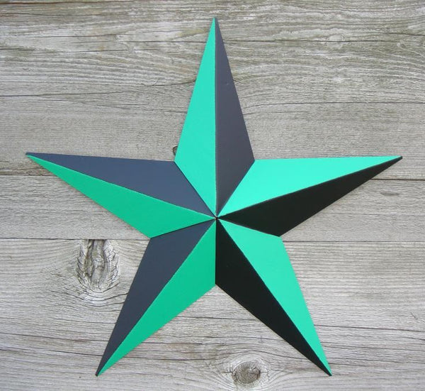 10" to 120" NAUTICAL BARN STAR MULTI COLOR METAL BARN STAR WESTERN HOME DECOR HANDMADE_#AW