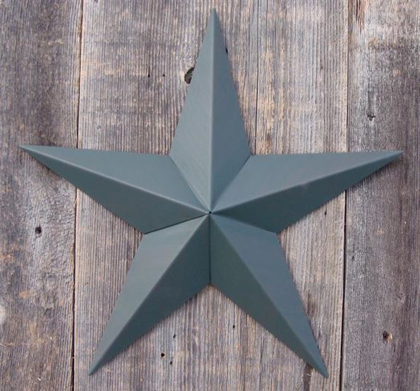 #EH10410 BARN STAR 10",16"24" METAL WALL ART MULTI COLOR WESTERN HOME DECOR HANDMADE