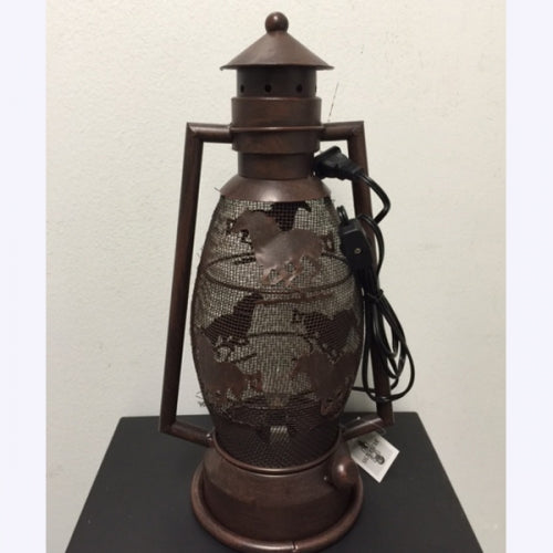 HORSE RUNNING METAL ART ELECTRIC LANTERN LAMP WESTERN HOME WALL DECOR LIGHTING #EH12729