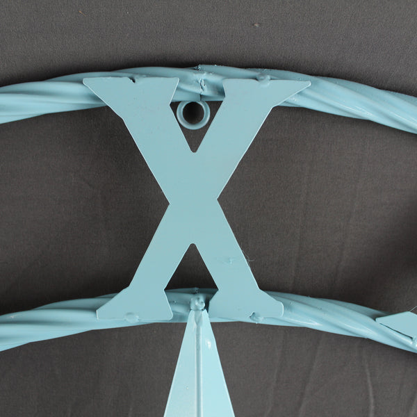 TEXAS 1836 TURQUOISE AQUA BARN METAL 3d LONESTAR WESTERN HOME DECOR NEW #EH12841 24",36",40",50"