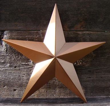 #EH10410 BARN STAR 10",16"24" METAL WALL ART MULTI COLOR WESTERN HOME DECOR HANDMADE