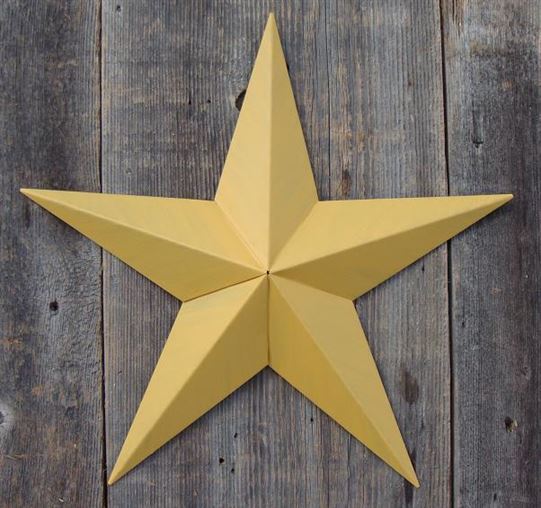 #EH10410 BARN STAR 3",4",5" METAL WALL ART MULTI COLOR WESTERN HOME DECOR HANDMADE