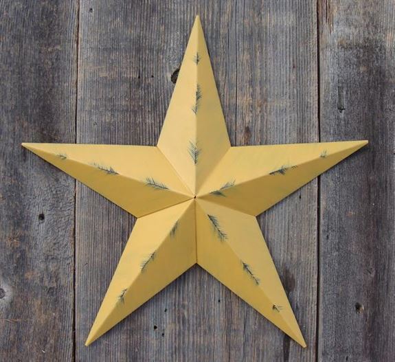 #EH10412 RUSTIC BARN STAR 10",16"24" DISTRESSED METAL WALL ART MULTI COLOR WESTERN HOME DECOR HANDMADE