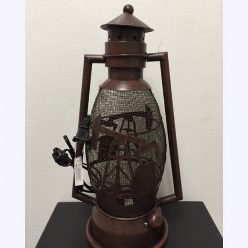 OIL DERRICK METAL ART ELECTRIC LANTERN LAMP WESTERN HOME WALL DECOR NEW LIGHTING #EH12733