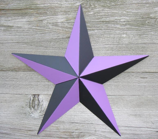 10" to 120" NAUTICAL BARN STAR MULTI COLOR METAL BARN STAR WESTERN HOME DECOR HANDMADE_#AW