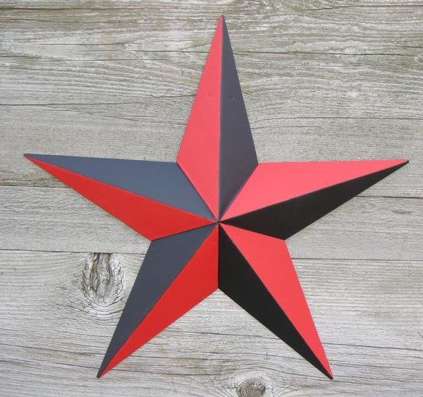 10" to 120" NAUTICAL BARN STAR MULTI COLOR METAL BARN STAR WESTERN HOME DECOR HANDMADE_#AW