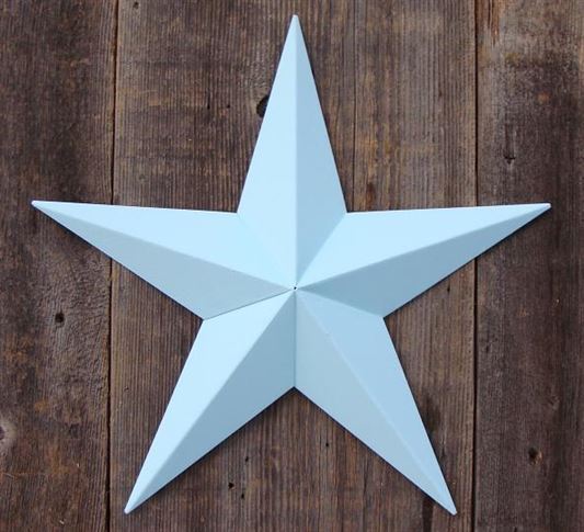 #EH10410 BARN STAR 3",4",5" METAL WALL ART MULTI COLOR WESTERN HOME DECOR HANDMADE