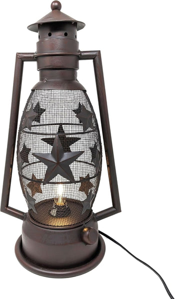 STAR LAMP METAL ART ELECTRIC LANTERN LAMP WESTERN HOME WALL DECOR NEW LIGHTING #EH12727