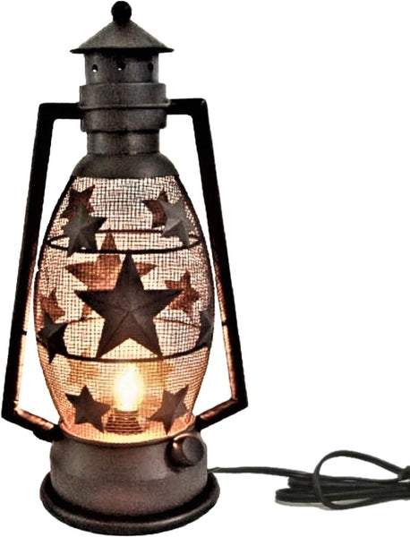 STAR LAMP METAL ART ELECTRIC LANTERN LAMP WESTERN HOME WALL DECOR NEW LIGHTING #EH12727