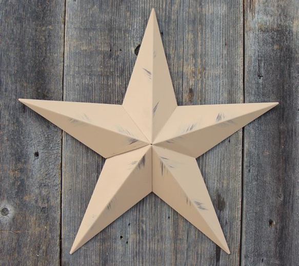 #EH10412 RUSTIC BARN STAR 10",16"24" DISTRESSED METAL WALL ART MULTI COLOR WESTERN HOME DECOR HANDMADE