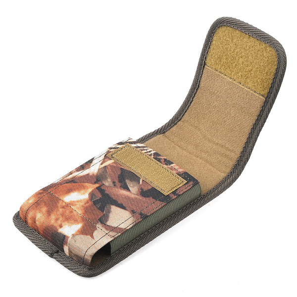 #DE202 7" CUBE XL MEGA EXTRA LARGE PHONE POUCH RUGGED NYLON BELT LOOP HOLSTER CAMO VERTICAL CELL PHONE CASE UNIVERSAL OVERSIZE