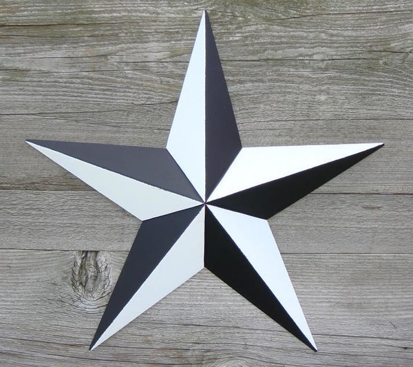 10" to 120" NAUTICAL BARN STAR MULTI COLOR METAL BARN STAR WESTERN HOME DECOR HANDMADE_#AW