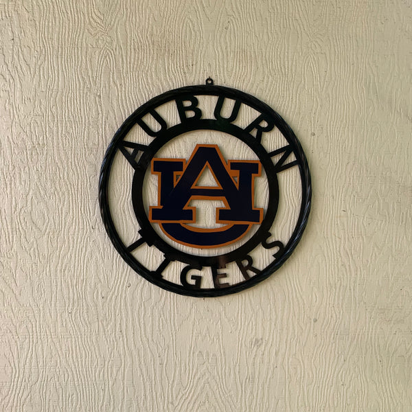 12", 18", 24", 32" AUBURN TIGERS CUSTOM METAL VINTAGE CRAFT SIGN WESTERN HOME DECOR HANDMADE