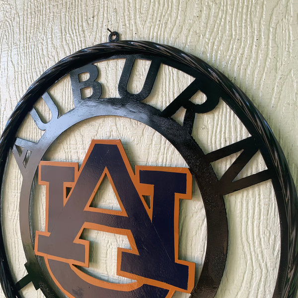 12", 18", 24", 32" AUBURN TIGERS CUSTOM METAL VINTAGE CRAFT SIGN WESTERN HOME DECOR HANDMADE