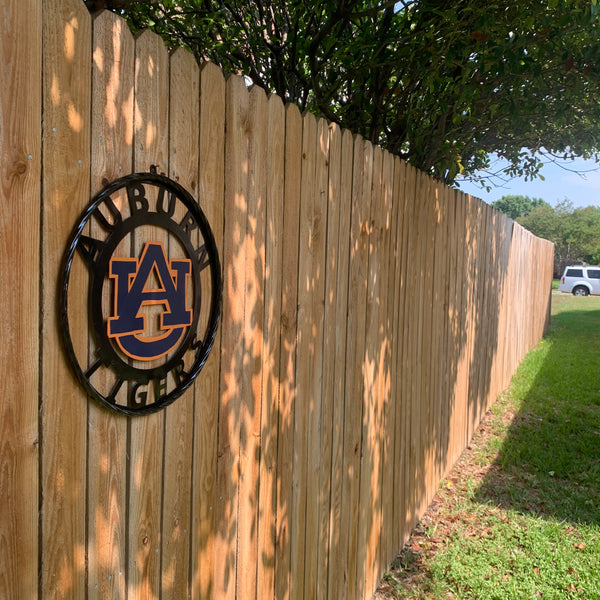 12", 18", 24", 32" AUBURN TIGERS CUSTOM METAL VINTAGE CRAFT SIGN WESTERN HOME DECOR HANDMADE