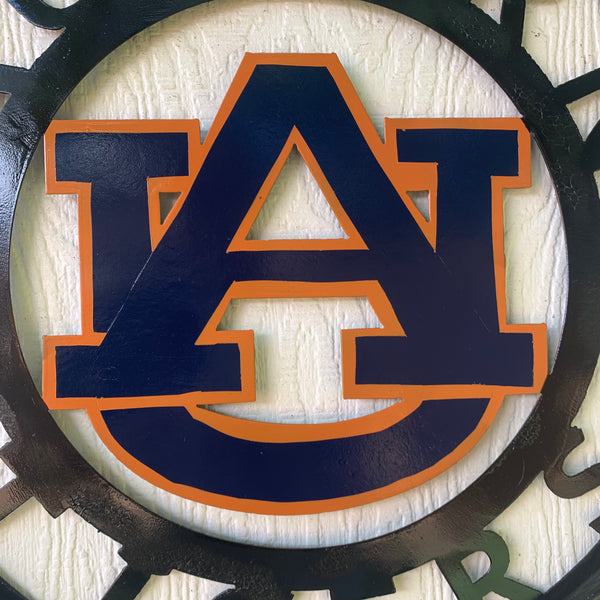 12", 18", 24", 32" AUBURN TIGERS CUSTOM METAL VINTAGE CRAFT SIGN WESTERN HOME DECOR HANDMADE