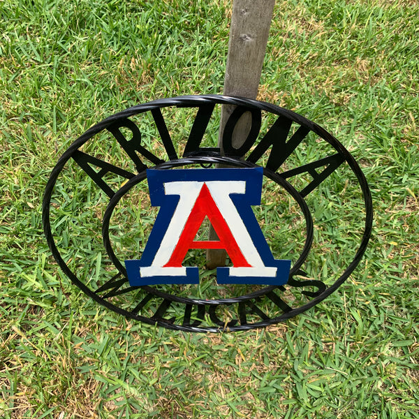 12", 18", 24", 32" ARIZONA WILDCATS CUSTOM METAL VINTAGE CRAFT SIGN TEAM WESTERN HOME DECOR HANDMADE