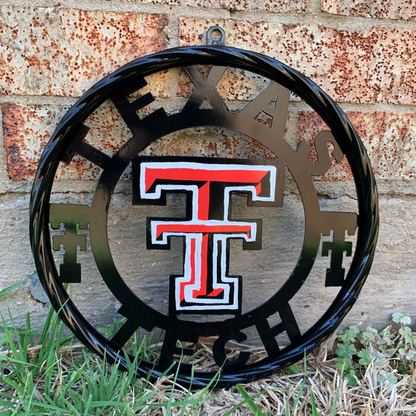 12", 18", 24", 32", 36" TEXAS TECH CUSTOM METAL VINTAGE CRAFT TEAM SIGN