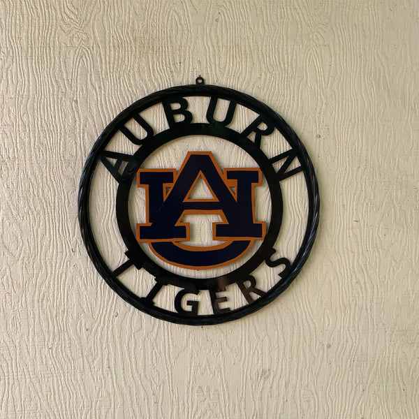 12", 18", 24", 32" AUBURN TIGERS CUSTOM METAL VINTAGE CRAFT SIGN WESTERN HOME DECOR HANDMADE