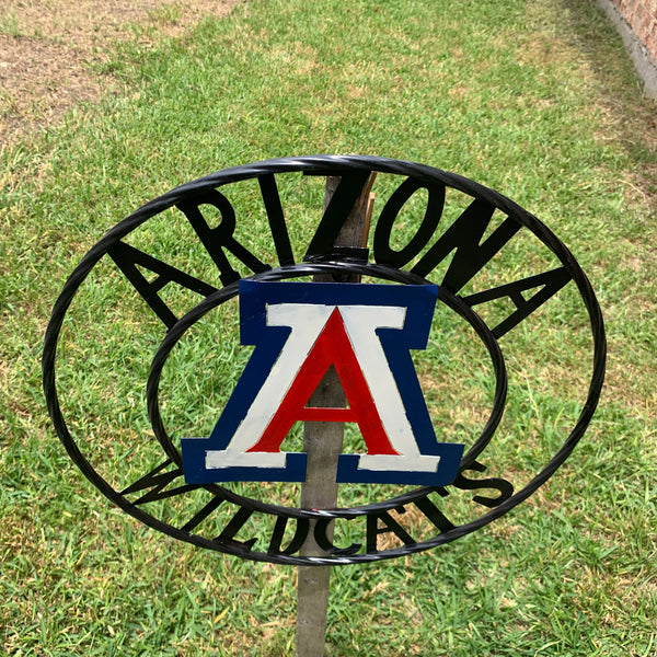 12", 18", 24", 32" ARIZONA WILDCATS CUSTOM METAL VINTAGE CRAFT SIGN TEAM WESTERN HOME DECOR HANDMADE