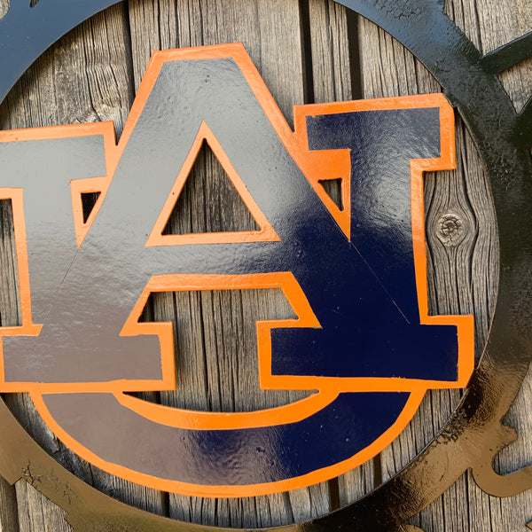 12", 18", 24", 32" AUBURN TIGERS CUSTOM METAL VINTAGE CRAFT SIGN WESTERN HOME DECOR HANDMADE