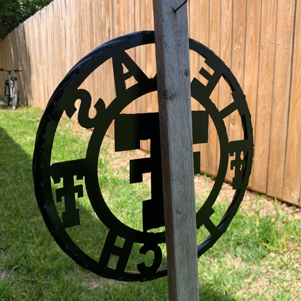 12", 18", 24", 32", 36" TEXAS TECH CUSTOM METAL VINTAGE CRAFT TEAM SIGN