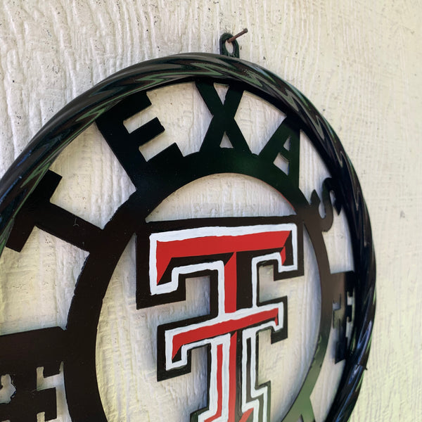 12", 18", 24", 32", 36" TEXAS TECH CUSTOM METAL VINTAGE CRAFT TEAM SIGN