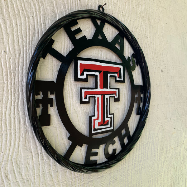 12", 18", 24", 32", 36" TEXAS TECH CUSTOM METAL VINTAGE CRAFT TEAM SIGN