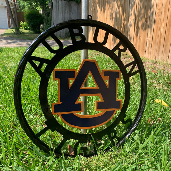 12", 18", 24", 32" AUBURN TIGERS CUSTOM METAL VINTAGE CRAFT SIGN WESTERN HOME DECOR HANDMADE