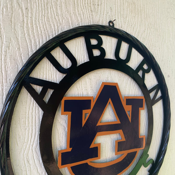 12", 18", 24", 32" AUBURN TIGERS CUSTOM METAL VINTAGE CRAFT SIGN WESTERN HOME DECOR HANDMADE