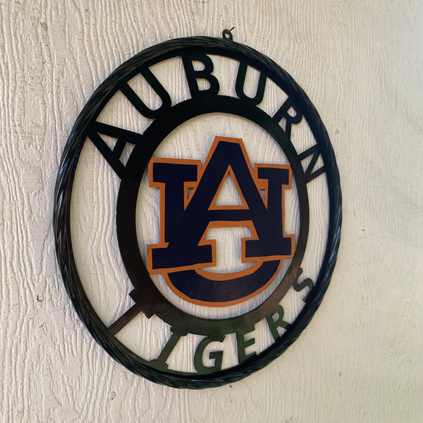 12", 18", 24", 32" AUBURN TIGERS CUSTOM METAL VINTAGE CRAFT SIGN WESTERN HOME DECOR HANDMADE