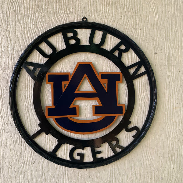 12", 18", 24", 32" AUBURN TIGERS CUSTOM METAL VINTAGE CRAFT SIGN WESTERN HOME DECOR HANDMADE