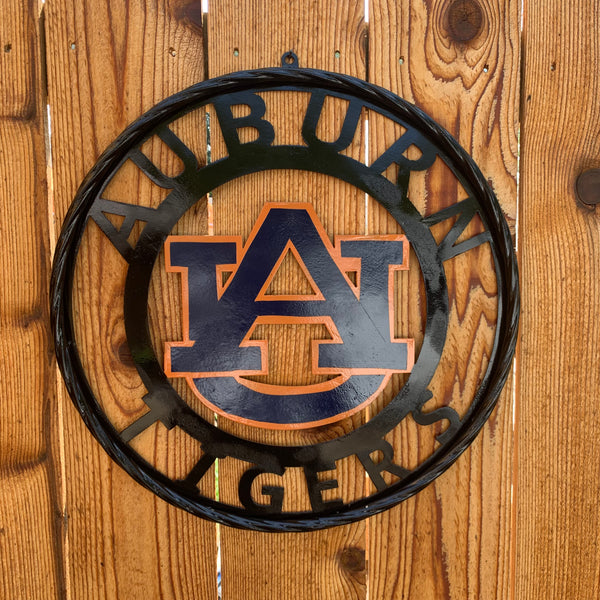 12", 18", 24", 32" AUBURN TIGERS CUSTOM METAL VINTAGE CRAFT SIGN WESTERN HOME DECOR HANDMADE