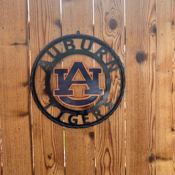 12", 18", 24", 32" AUBURN TIGERS CUSTOM METAL VINTAGE CRAFT SIGN WESTERN HOME DECOR HANDMADE