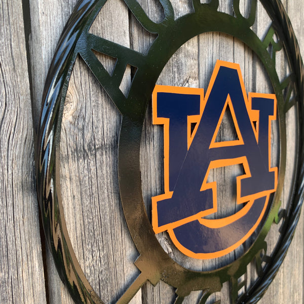 12", 18", 24", 32" AUBURN TIGERS CUSTOM METAL VINTAGE CRAFT SIGN WESTERN HOME DECOR HANDMADE