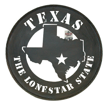 ITEM# 12644 TEXAS THE LONESTAR STATE RUSTIC GREY WIDE BAND RING CUSTOM METAL VINTAGE SIGN OFFICIAL LICENSED PRODUCT