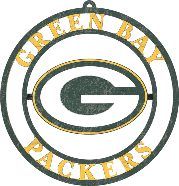 #WC101 GREEN BAY PACKERS MDF WOOD NFL TEAM SIGN CUSTOM VINTAGE CRAFT WESTERN HOME DECOR OFFICIAL LICENSED PRODUCT