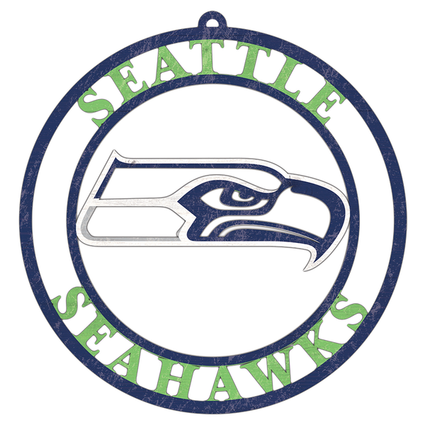 #WC115 SEATTLE SEAHAWKS MDF WOOD NFL TEAM SIGN CUSTOM VINTAGE CRAFT WESTERN HOME DECOR OFFICIAL LICENSED
