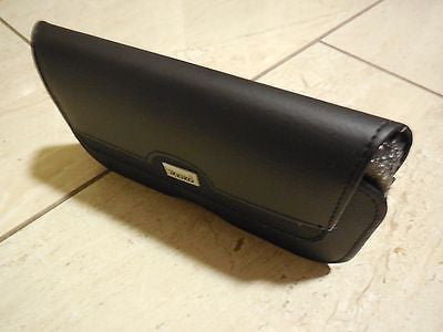 HP100B-BK 7" REIKO XL MEGA EXTRA LARGE POUCH BELT LOOP HOLSTER CELL PHONE CASE UNIVERSAL OVERSIZE