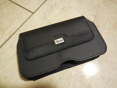HP100B-BK 7" REIKO XL MEGA EXTRA LARGE POUCH BELT LOOP HOLSTER CELL PHONE CASE UNIVERSAL OVERSIZE