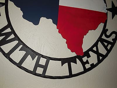 24" DON'T MESS WITH TEXAS METAL WALL ART SIGN WESTERN HOME DECOR NEW