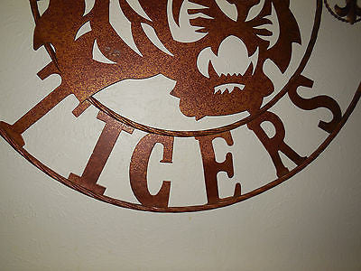 12:,18",24",32",36" LSU TIGERS METAL CUSTOM VINTAGE CRAFT ART SIGN