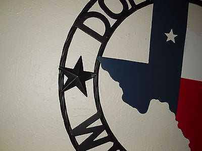 24" DON'T MESS WITH TEXAS METAL WALL ART SIGN WESTERN HOME DECOR NEW