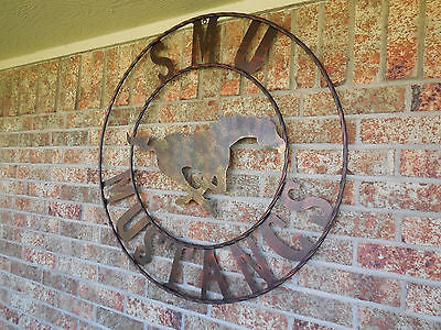 12",18",24",32",36" SMU MUSTANGS CUSTOM METAL VINTAGE CRAFT WESTERN HOME DECOR HANDMADE