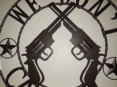 #SI_BC2110 WE DON'T CALL 911 METAL SIGN 24" WESTERN HOME DECOR HANDMADE NEW