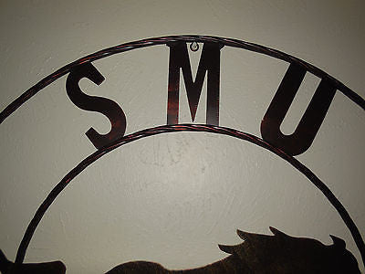 12",18",24",32",36" SMU MUSTANGS CUSTOM METAL VINTAGE CRAFT WESTERN HOME DECOR HANDMADE