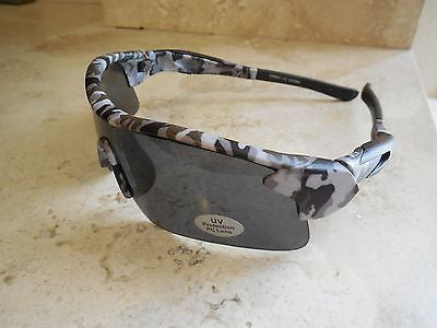 CAMOUFLAGE CAMO FISHING HUNTING MILITARY AIRSOFT WRAP MENS WOMENS SUNGLASSES NEW