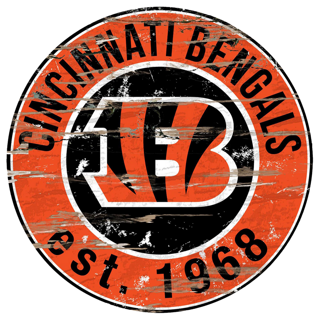 W106 Sign Old Cincinnati Bengals Logo